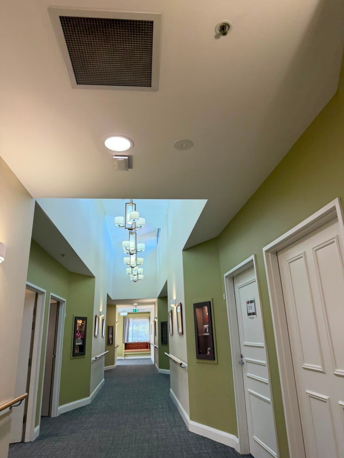 High cleaning — common areas